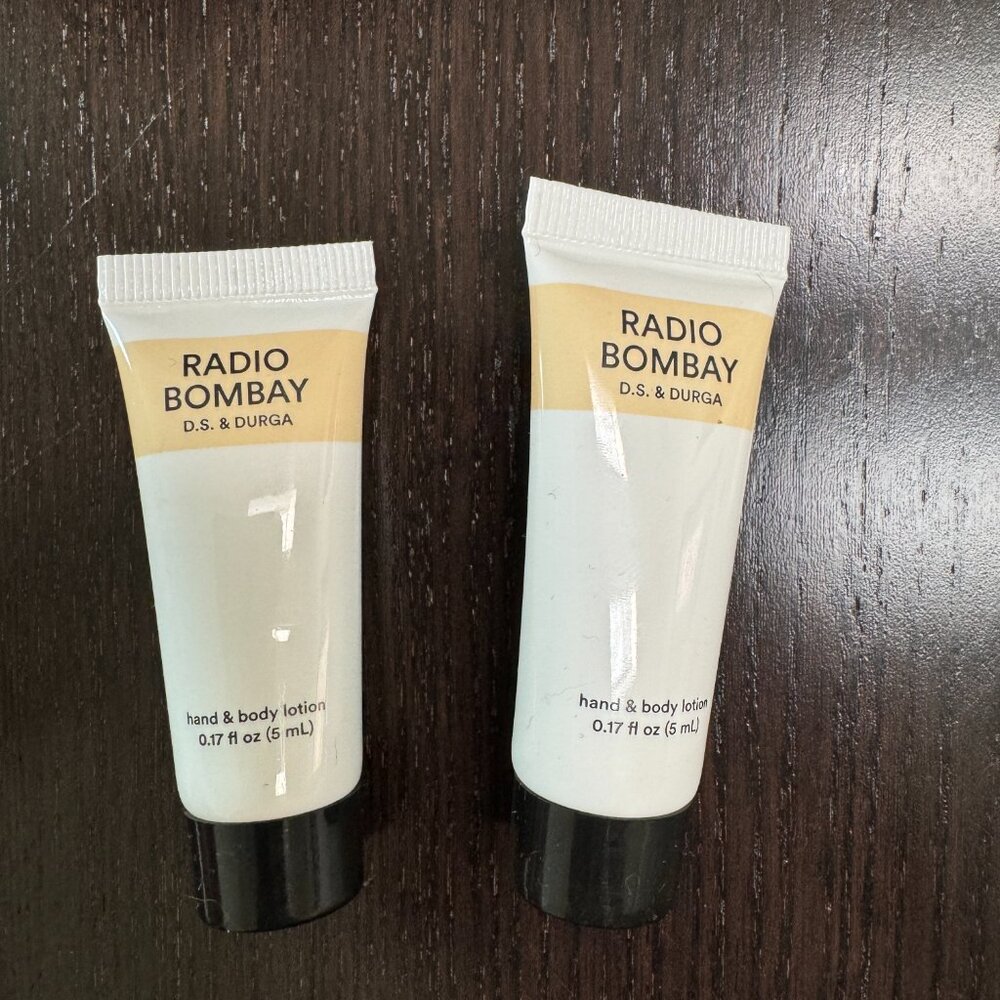 2 x D.S. & Durga Hand & Body Lotion Radio Bombay